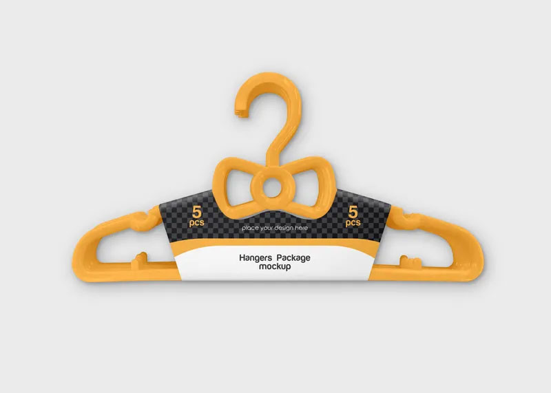 Free Hangers Package Mockup PSD Template