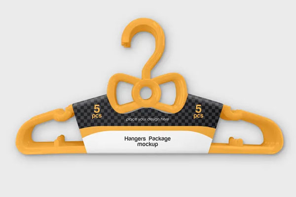 Free Hangers Package Mockup PSD Template