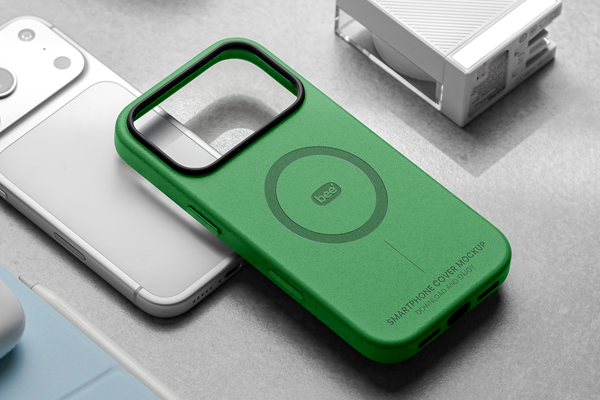 Free iPhone 17 Pro Case Mockup PSD Template