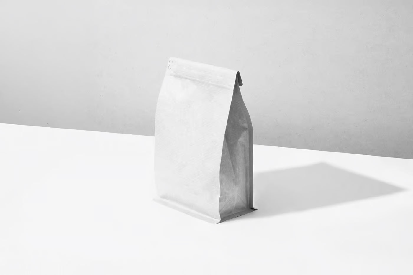 Free Kraft Coffee Bag Mockup PSD Template