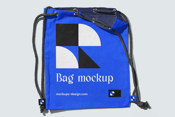 Free Linen Bag Pack Mockup PSD Template