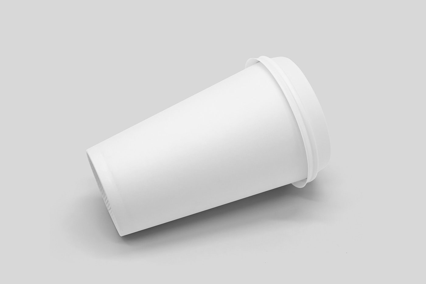 Free Lying Paper Cup Mockup PSD Template
