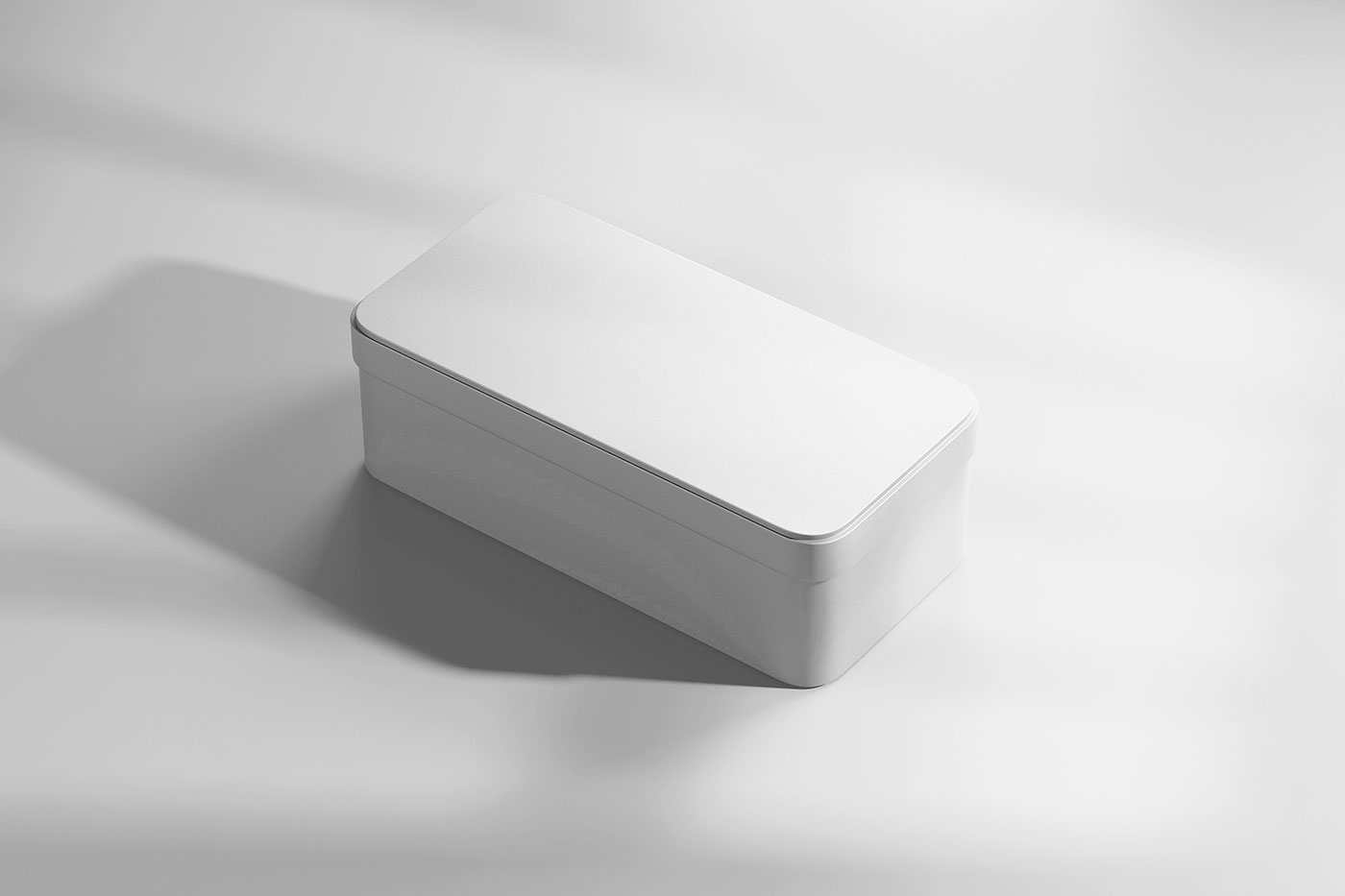 Free Metal Elegant Box Mockup PSD Template