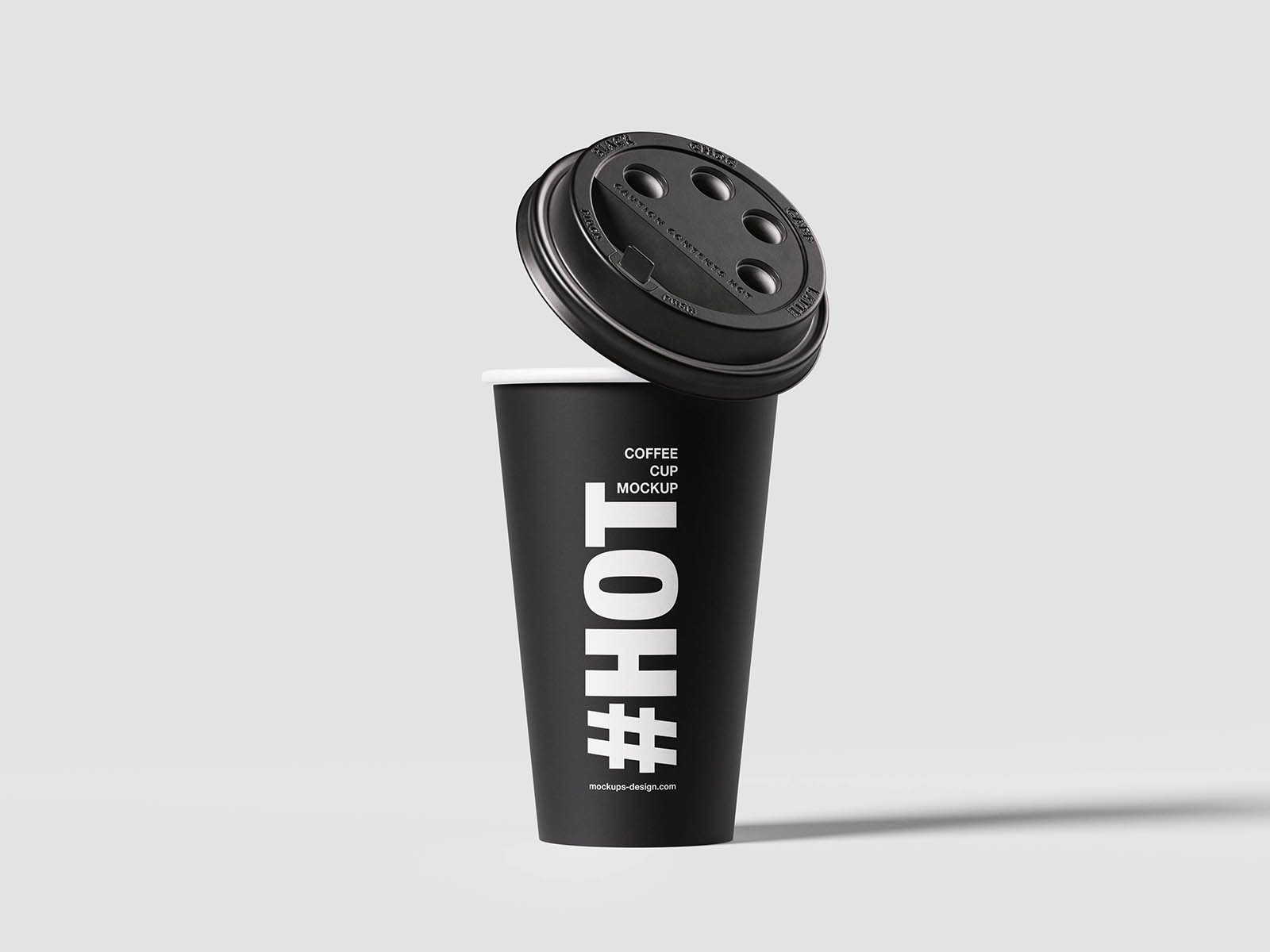 Free Minimal Coffee Cup Mockup PSD Template