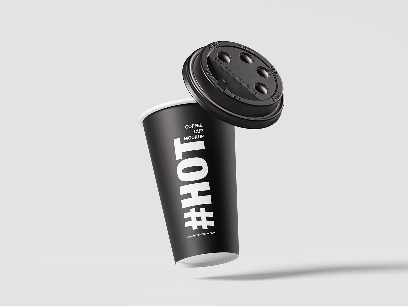Free Minimal Coffee Cup Mockup PSD Template