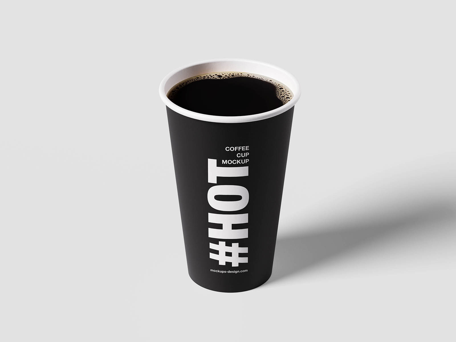 Free Minimal Coffee Cup Mockup PSD Template