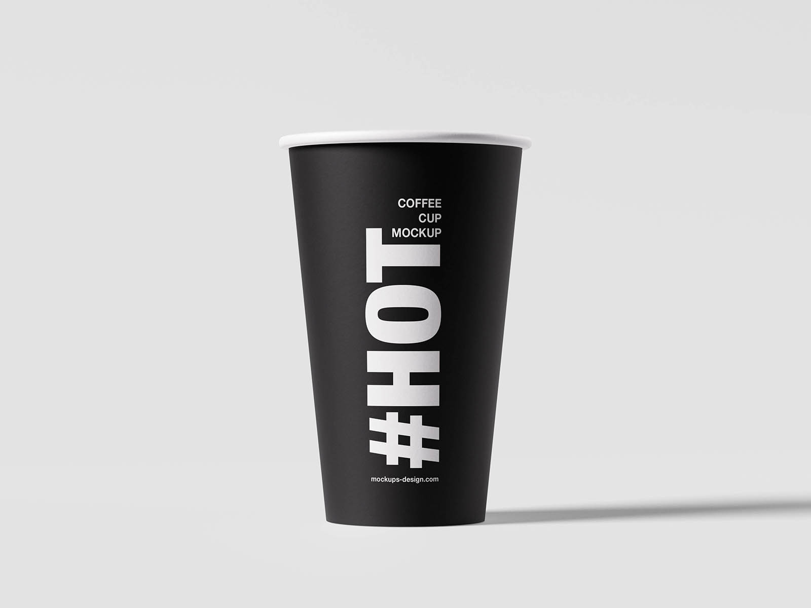 Free Minimal Coffee Cup Mockup PSD Template