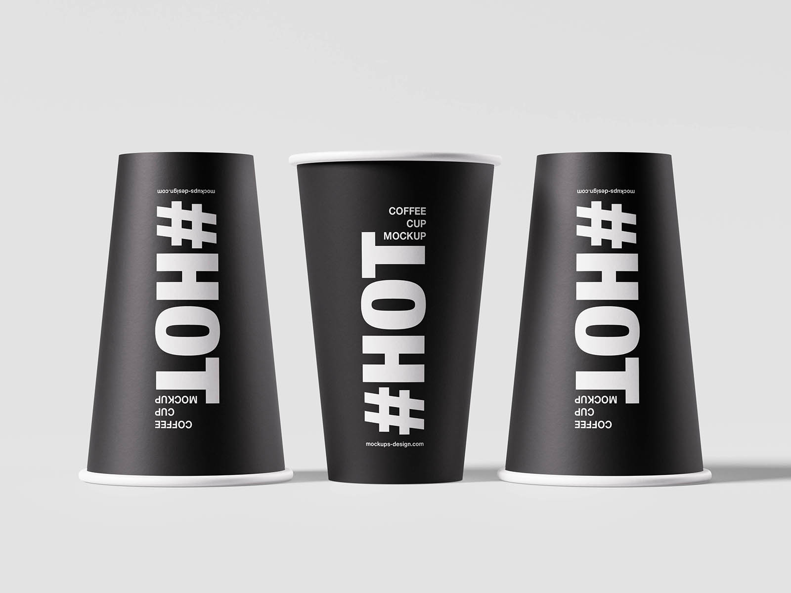 Free Minimal Coffee Cup Mockup PSD Template