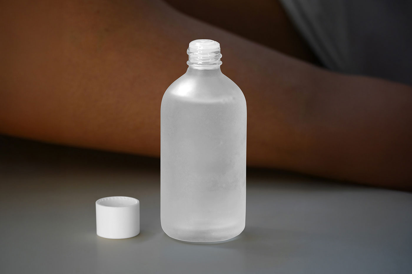 Free Open Cosmetic Bottle Mockup PSD Template