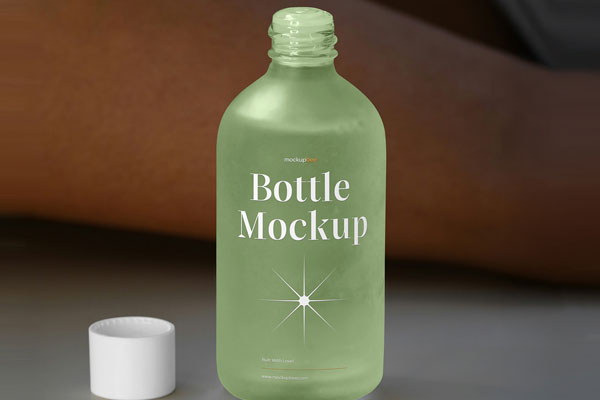 Free Open Cosmetic Bottle Mockup PSD Template
