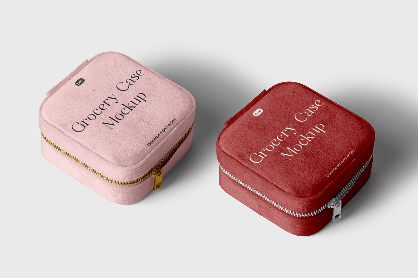 Free Perspective Fluffy Case Mockup PSD Template