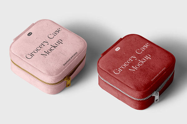 Free Perspective Fluffy Case Mockup PSD Template