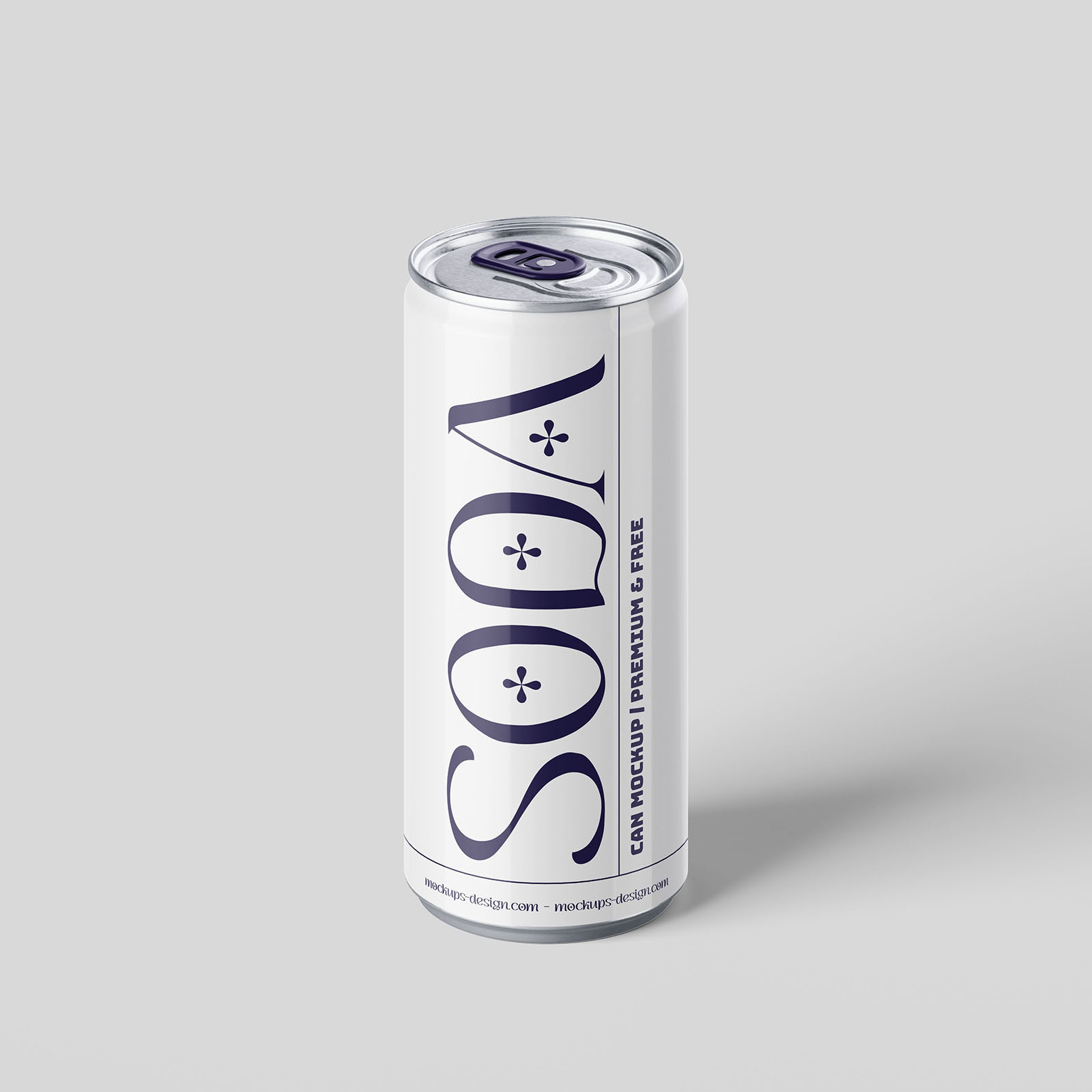 Free Soda Can Mockup PSD Template