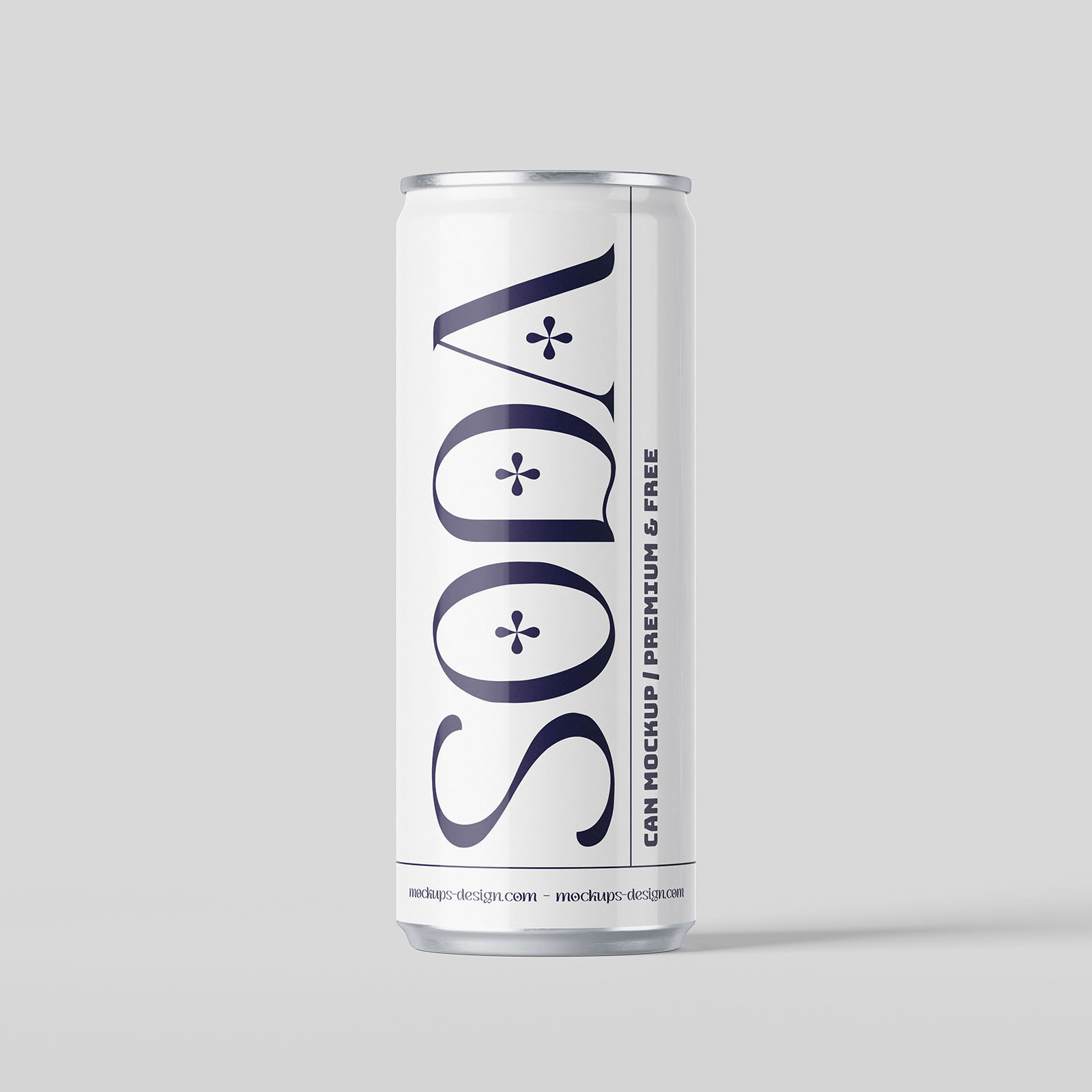 Free Soda Can Mockup PSD Template