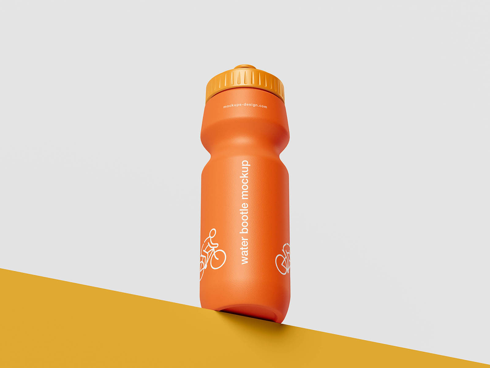 Free Sport Water Bottle Mockup PSD Template