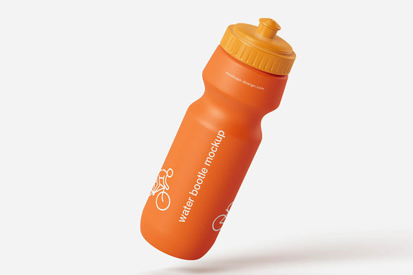 Free Sport Water Bottle Mockup PSD Template