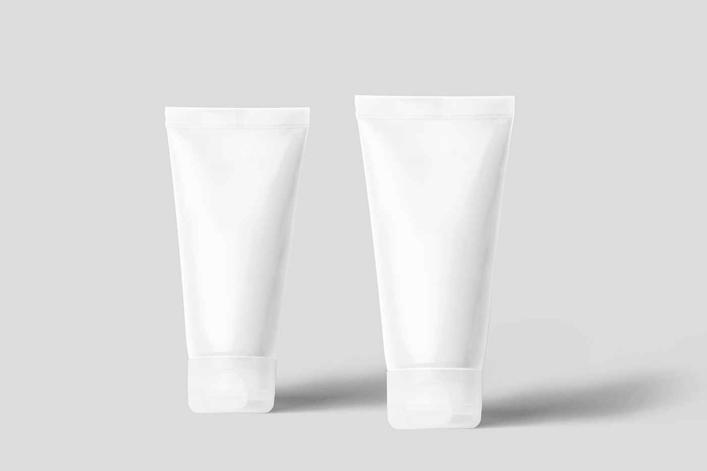 Free Standing Cosmetic Tube Mockups PSD Template