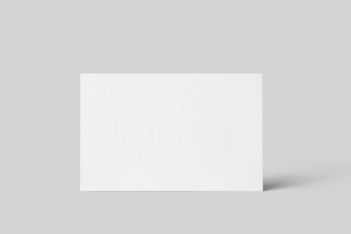 Free Standing Horizontal Card Mockup PSD Template
