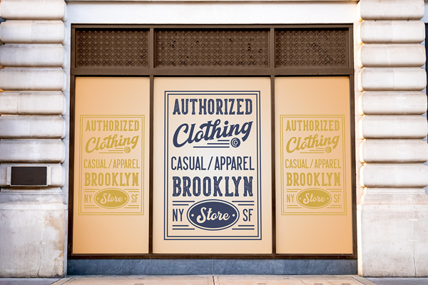Free Storefront Venner Mockup PSD Template