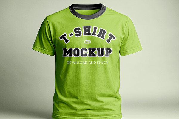 Free T-Shirt Ghost Manekin Mockup PSD Template