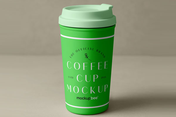 Free Take Away Mug Mockup PSD Template