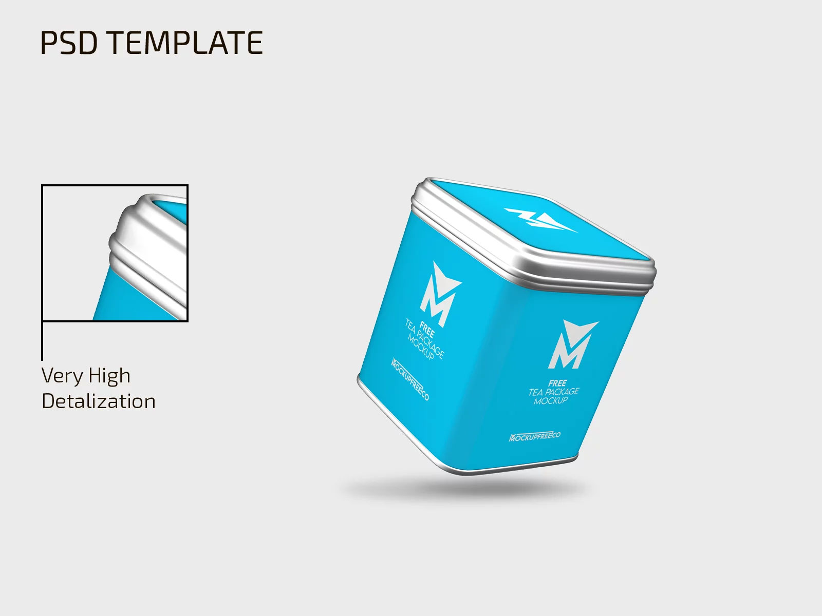 Free Tea Package Mockups PSD Template