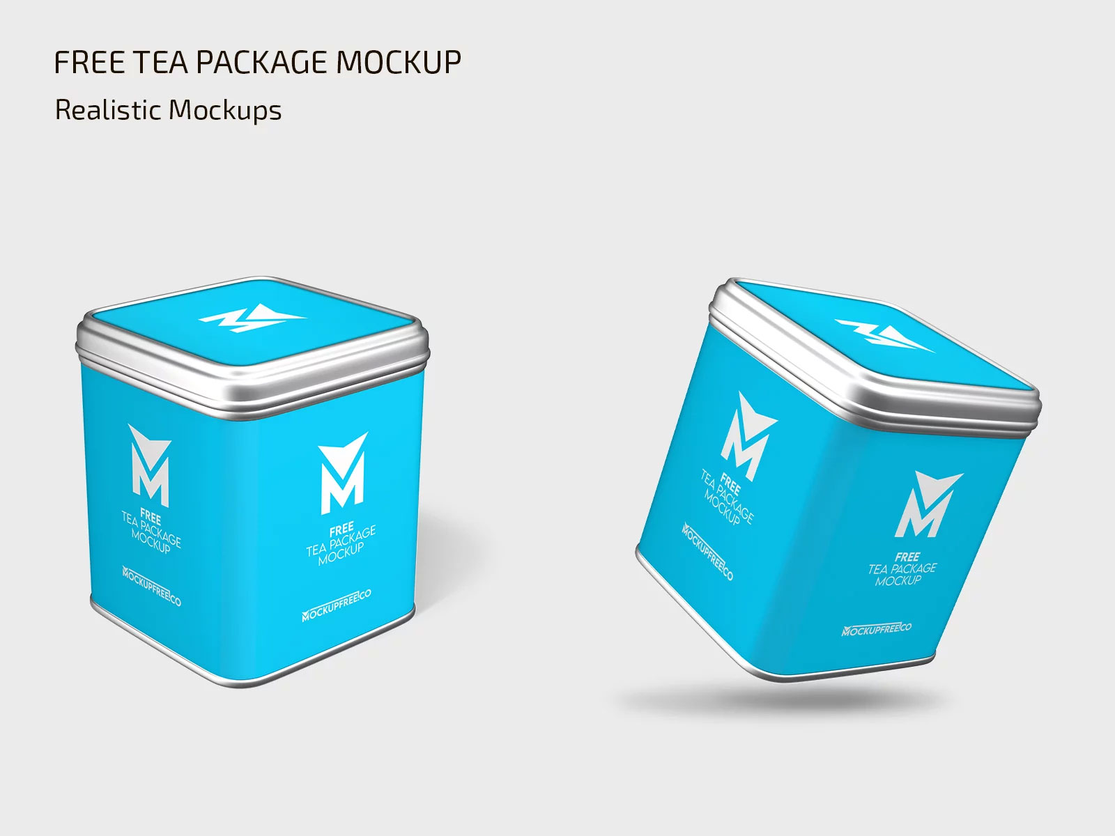 Free Tea Package Mockups PSD Template