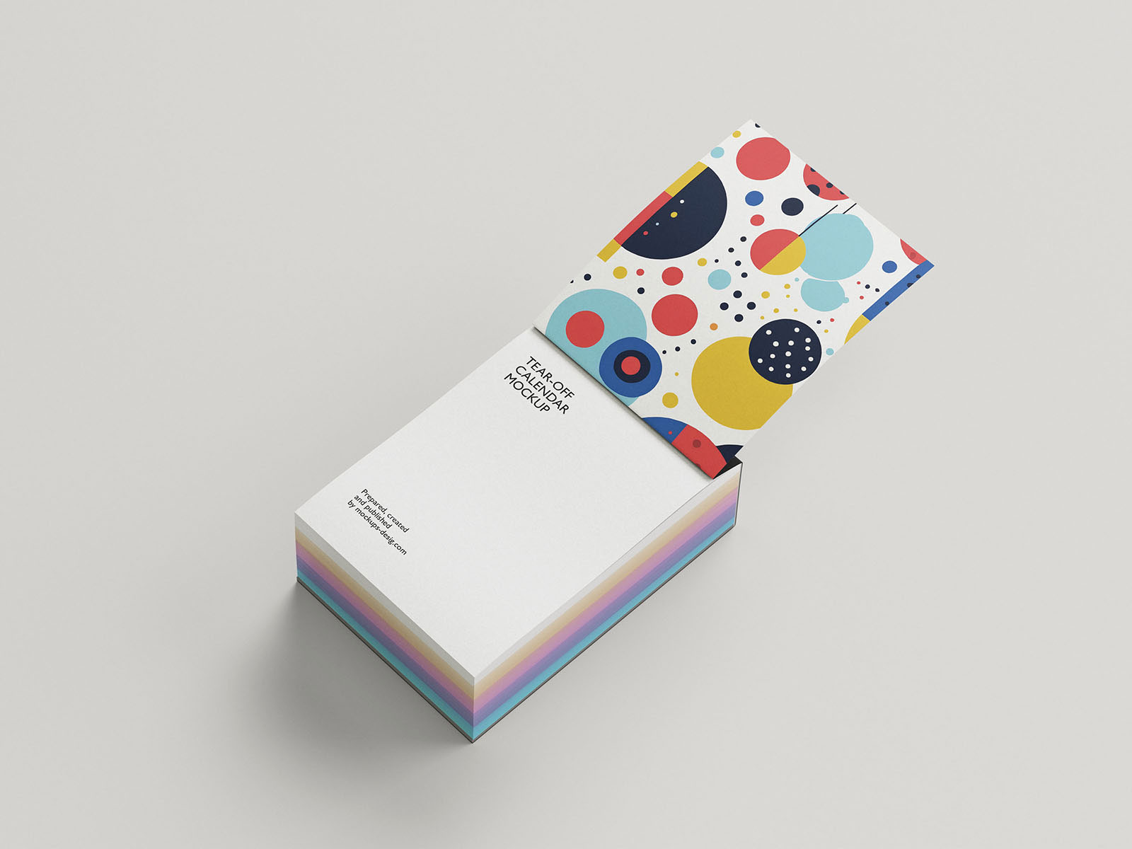 Free Tear off Wall Calendar Mockup PSD Template