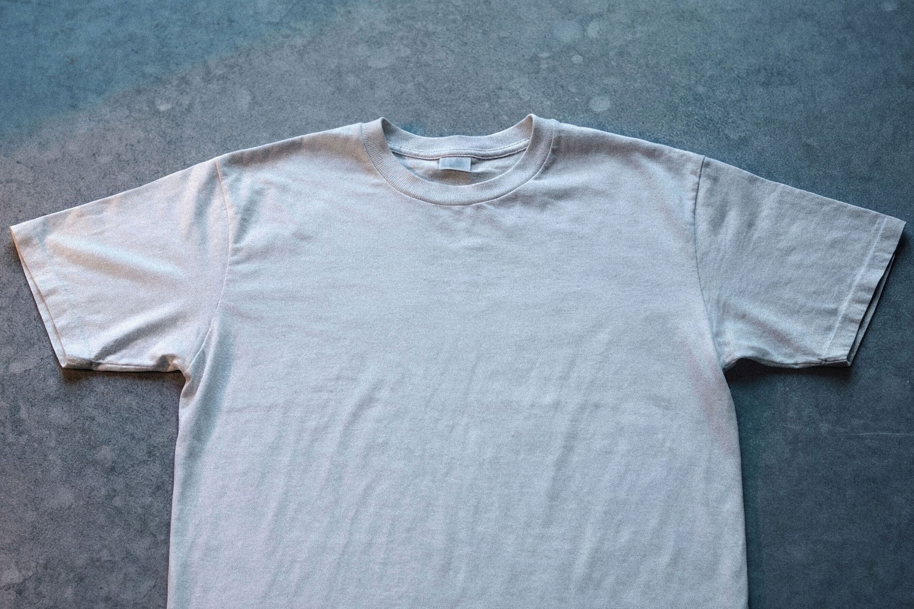 Free Top View Flat T-Shirt Mockup PSD Template