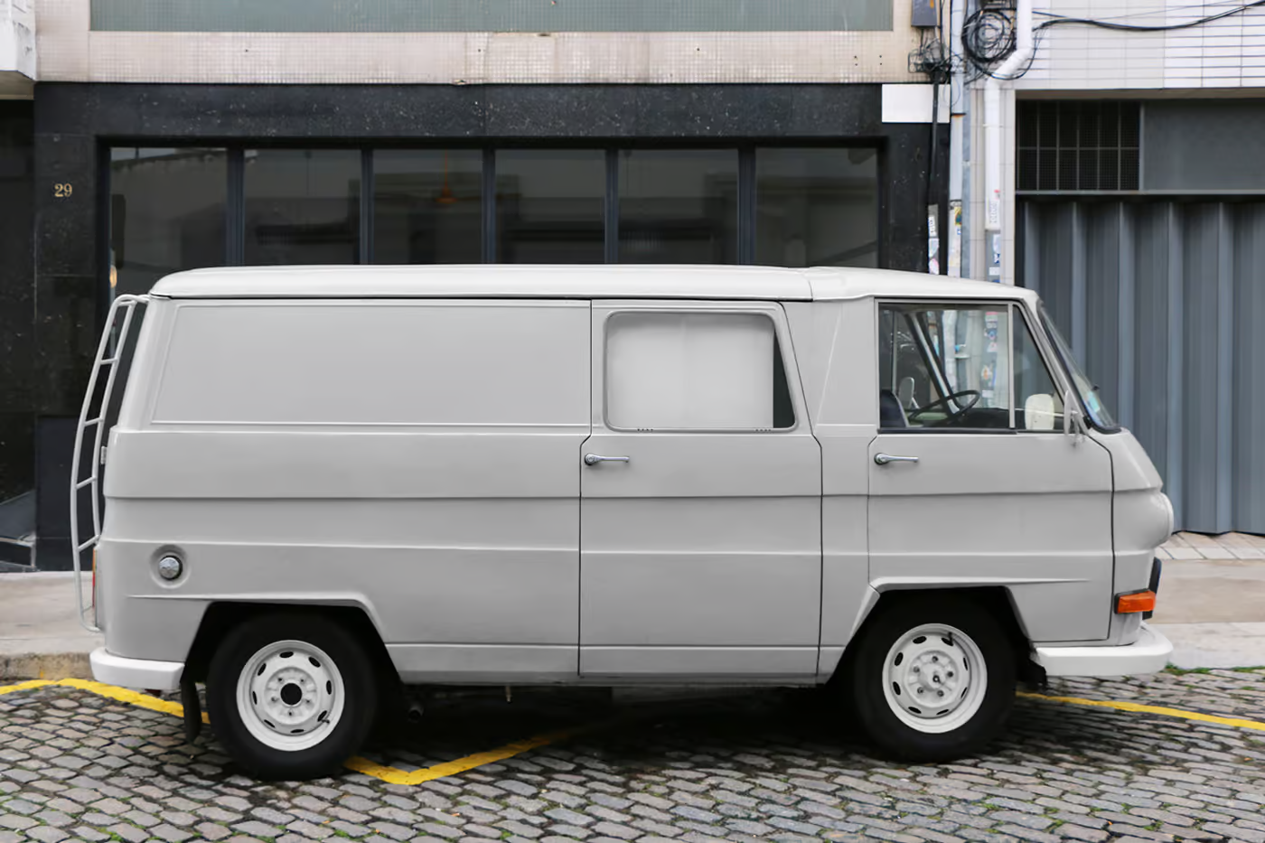 Free Transporter Van Mockup PSD Template