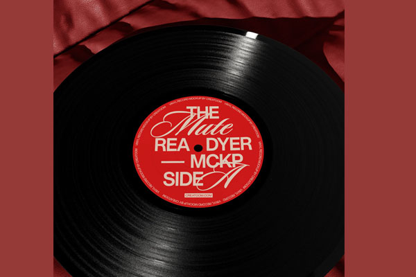 Free Vinyl Record Mockup on Sofa PSD Template