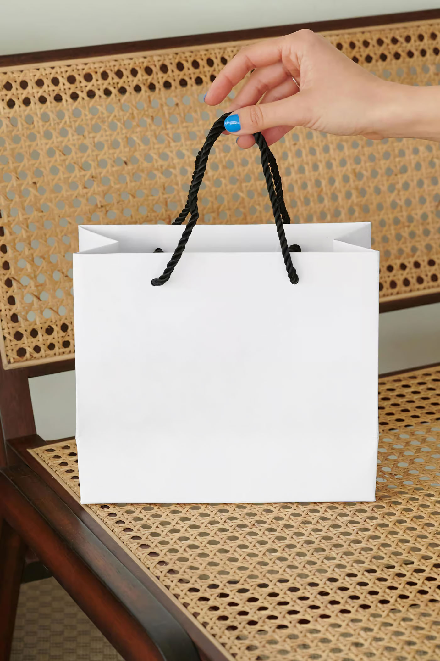 Free Apparel Paper Bag Mockup PSD Template