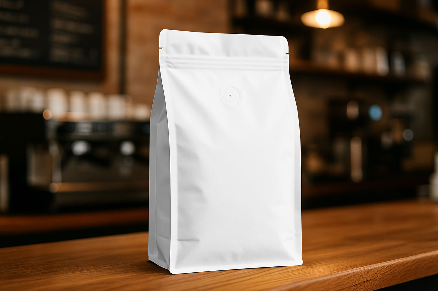 Free Big Coffee Bag Mockup PSD Template