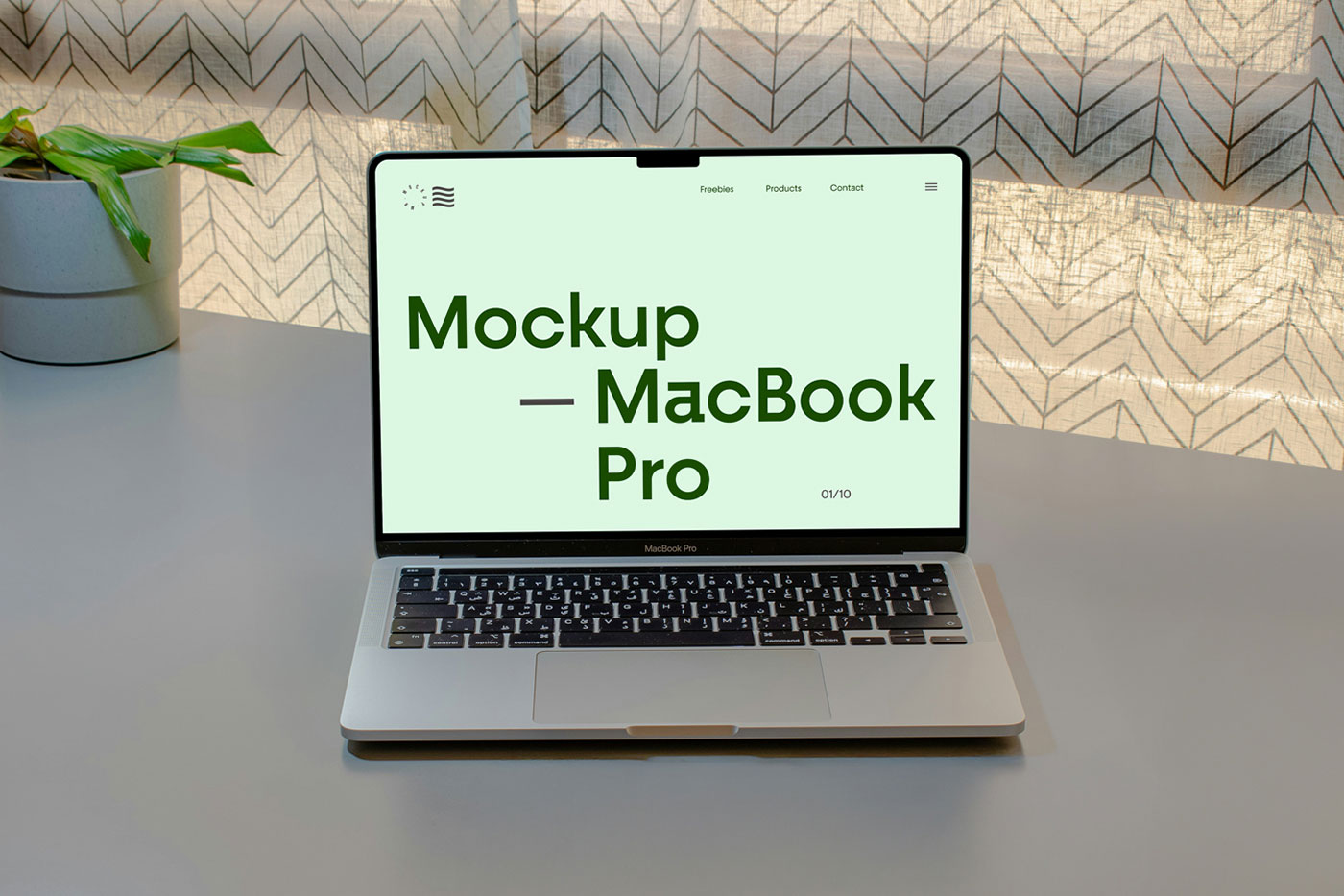 Free Devices on Desk Mockup PSD Template