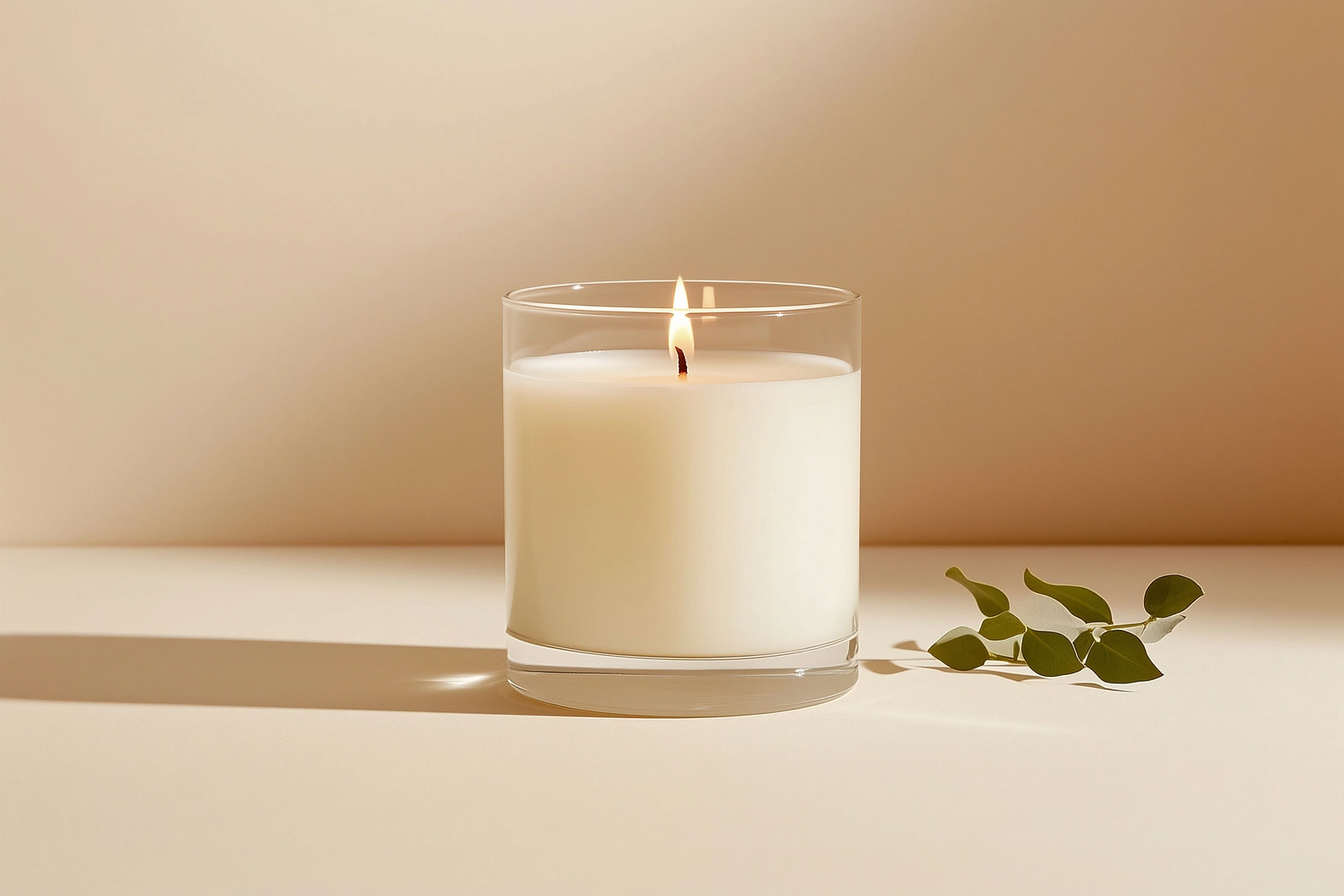 Free Glass Candle Mockup PSD Template