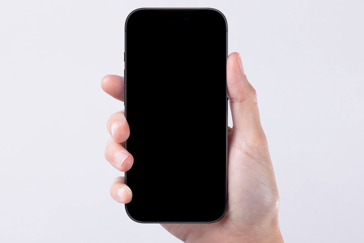 Free Hand Holding iPhone 17 Pro Mockup PSD Template