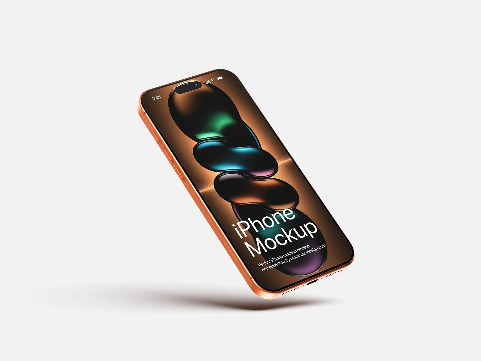 Free iPhone 17 Mockup PSD Template