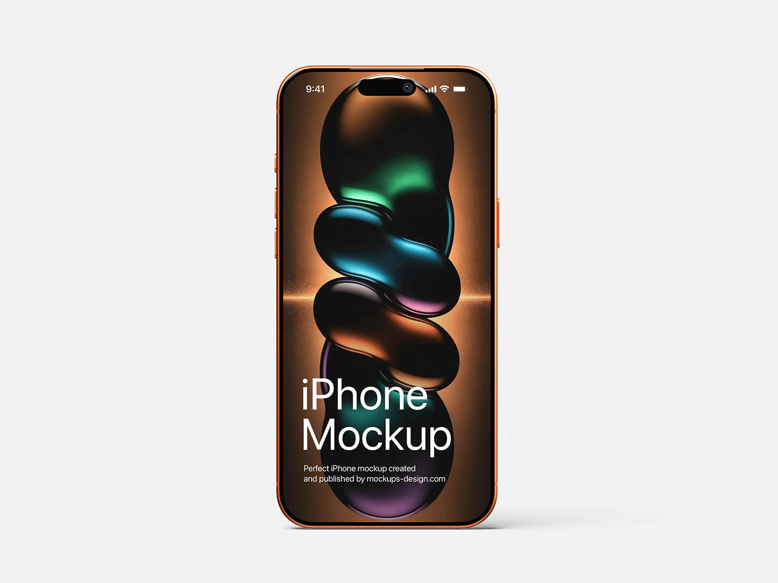 Free iPhone 17 Mockup PSD Template