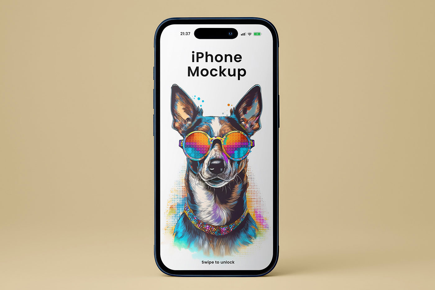 Free iPhone Screen Mockup PSD Template