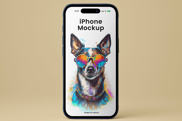 Free iPhone Screen Mockup PSD Template