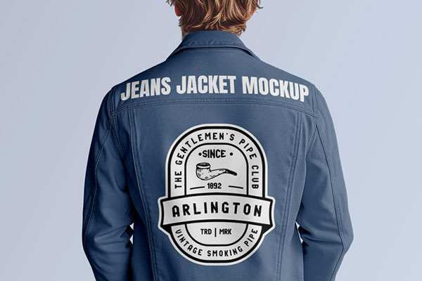 Free Jeans Jacket Mockup PSD Template