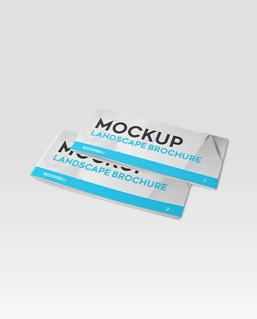 Free Landscape Brochure Mockups PSD Template
