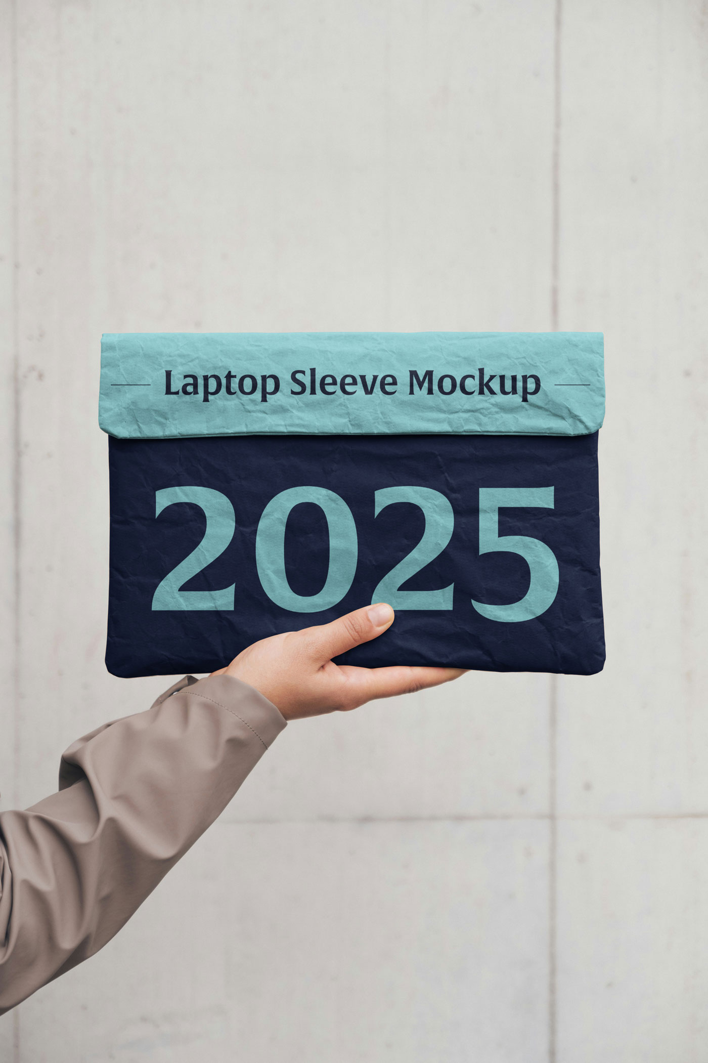 Free Laptop Sleeve Mockup PSD Template