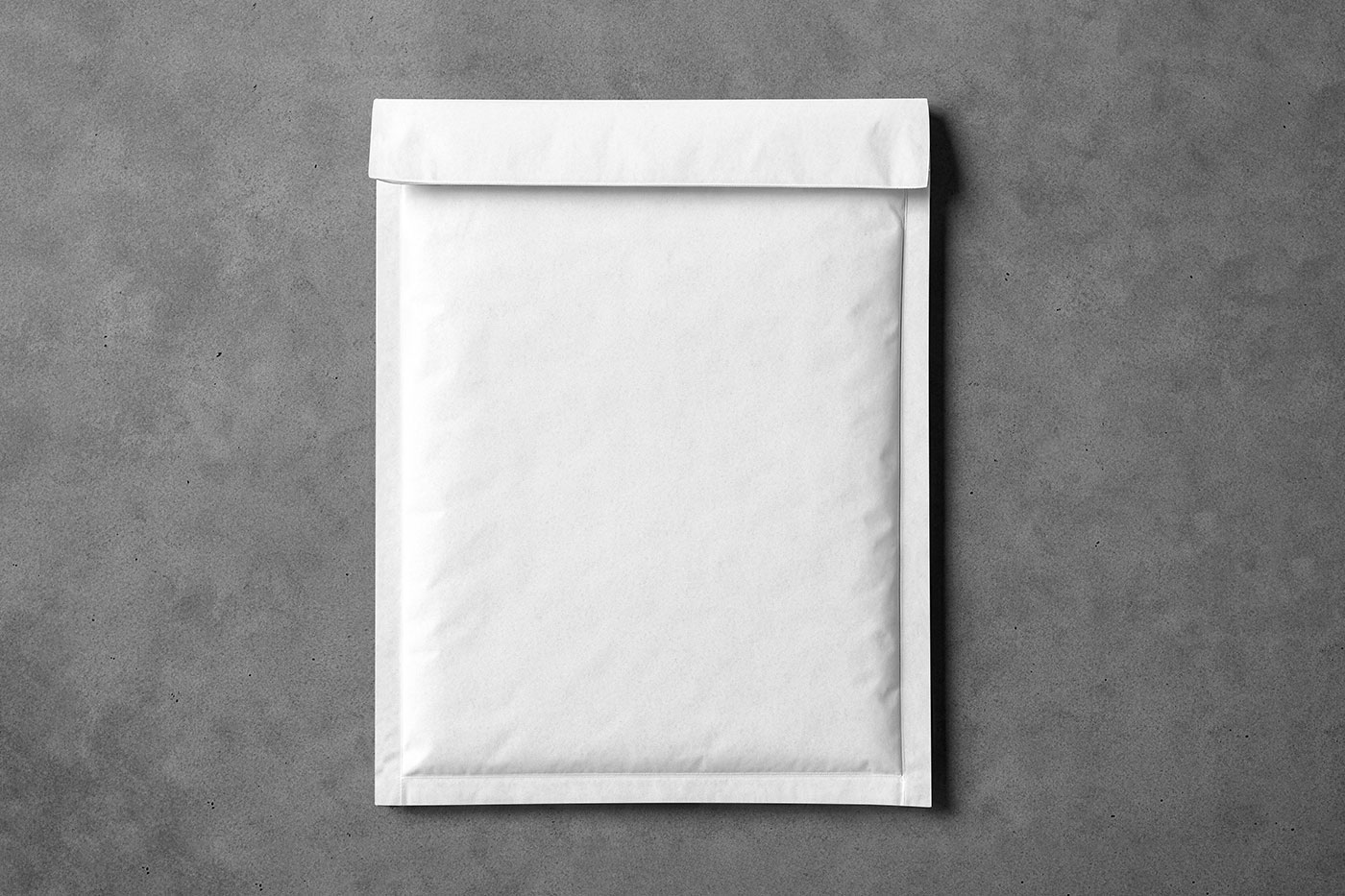 Free Lying Big Bubble Envelope Mockup PSD Template