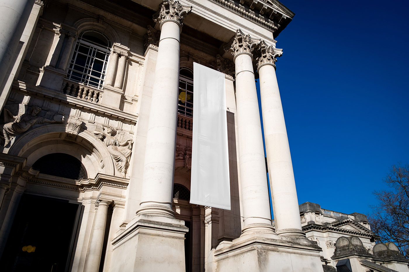 Free Museum Banner Mockup PSD Template