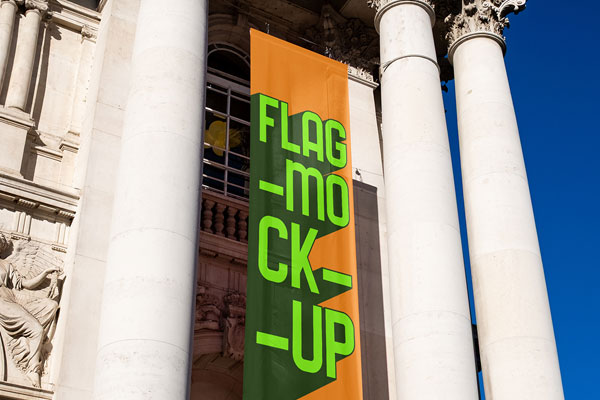 Free Museum Banner Mockup PSD Template
