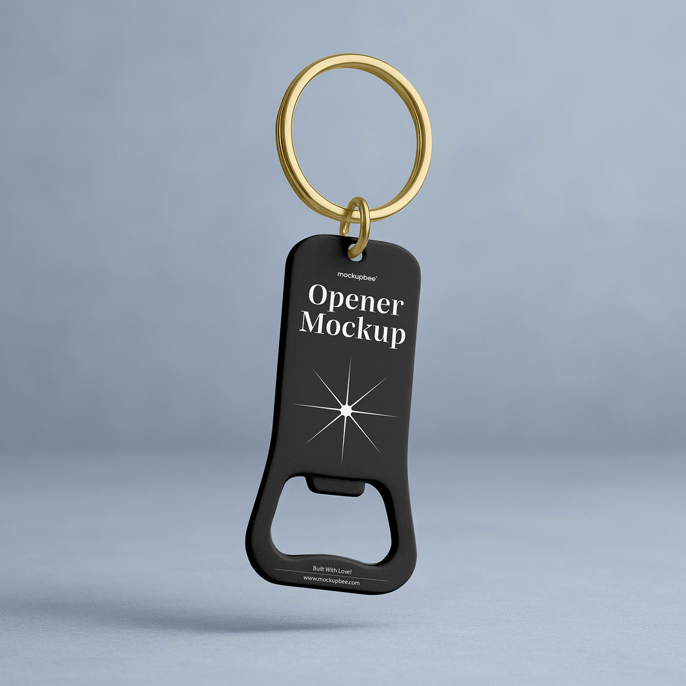 Free Opener Keychain Mockup PSD Template
