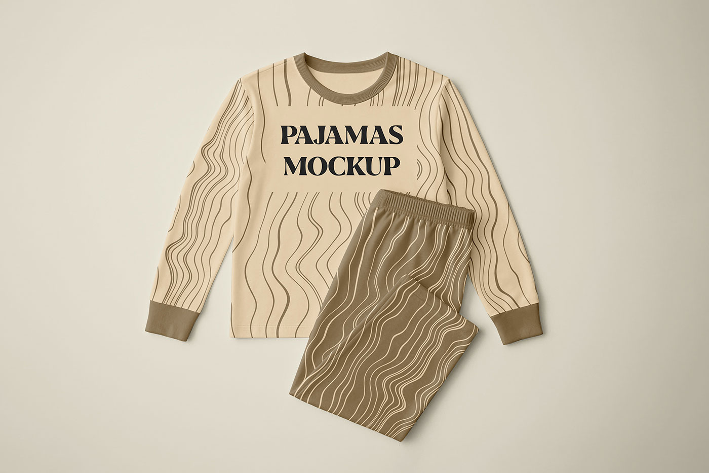 Free Pajamas Set Mockup PSD Template