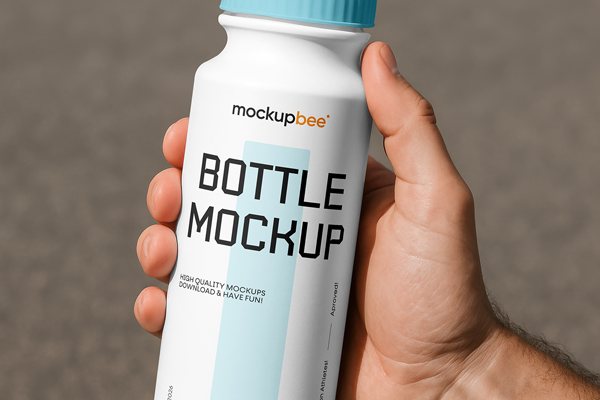 Free Sports Bottle Mockup PSD Template