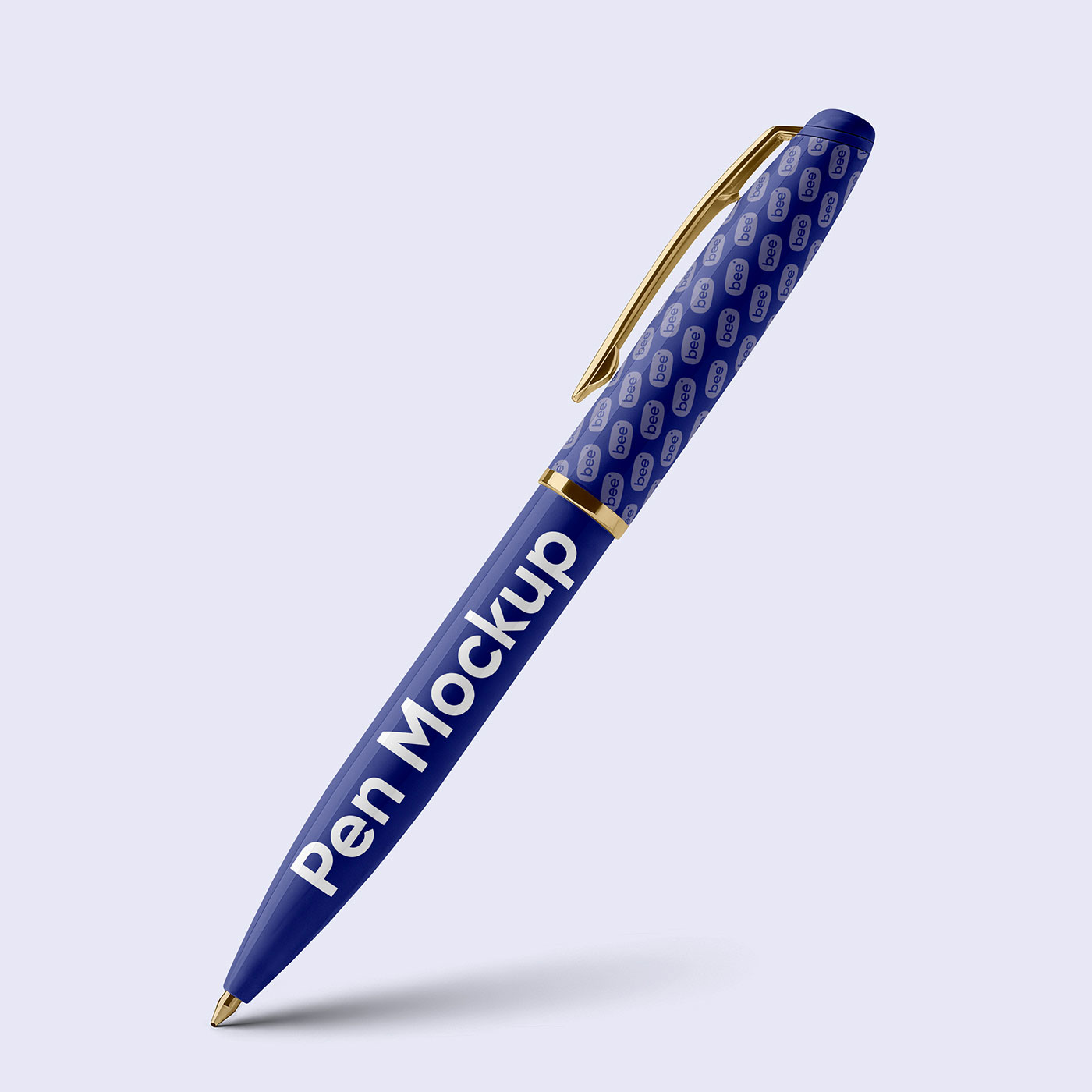 Free Standing Pen Mockup PSD Template